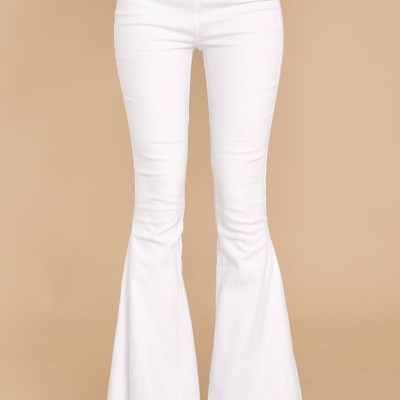 Diggin' These White Flare Jeans