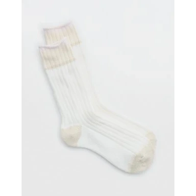 Aerie Colorblock Marled Crew Socks