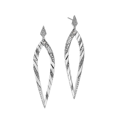 Lahar Diamond Long-Drop Earrings