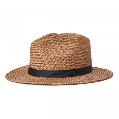 Womens Brixton Lera Iii Straw Fedora - Brown