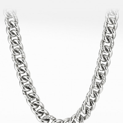 Womens David Yurman Curb Chain Necklace