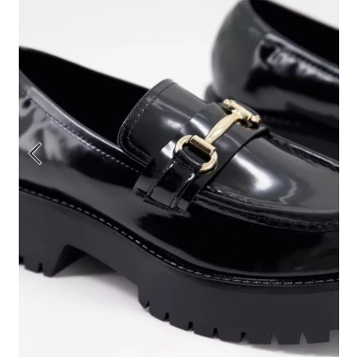 Monster Chunky Loafers in Black