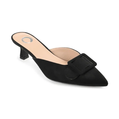 Journee Collection Womens Vianna Slip On Heels Womens Shoes