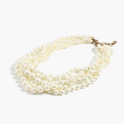 Pearl Twisted Hammock Necklace