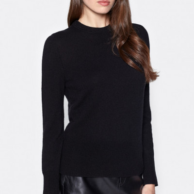 SANNI CASHMERE CREW NECK SWEATER
TRUE BLACK