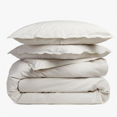 King/Cal King Percale Duvet Cover Set in Sand | Parachute