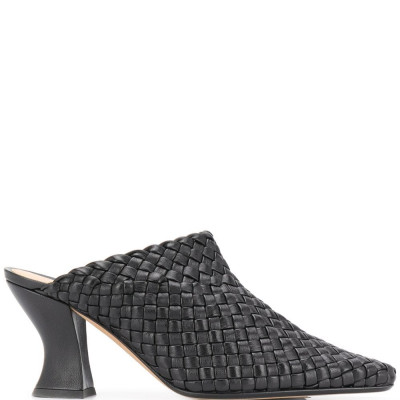 Bottega Veneta Almond 75mm mules - Black