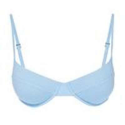 Maui Top - Sky Blue Rib