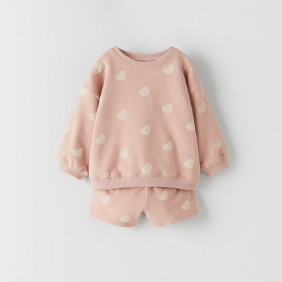Plush Polka Dot Tracksuit