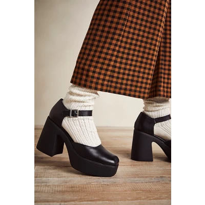 Gwen Platform Mary Janes by Free People, Black, EU 36