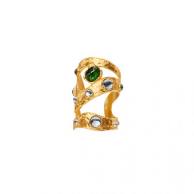 Tory Burch Bandana Paisley Statement Cuff