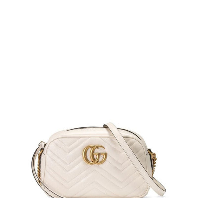 Gg Marmont Small Leather Shoulder Bag