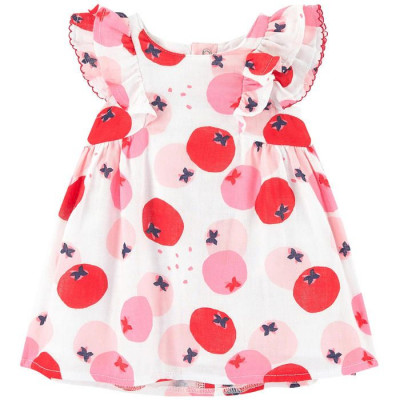 Printed dress and matching bloomers