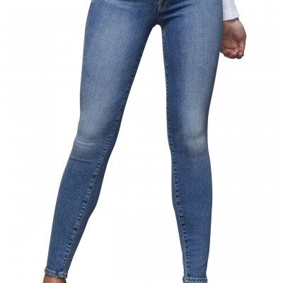 Womens Good American Good Waist High Waist Ankle Skinny Jeans