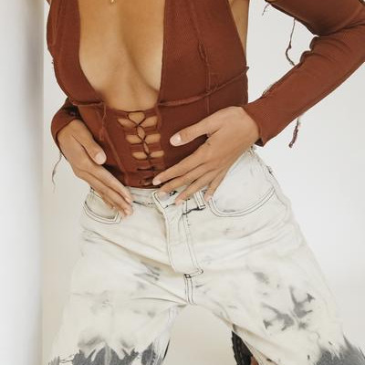 New York Designer Halter Top // Chocolate