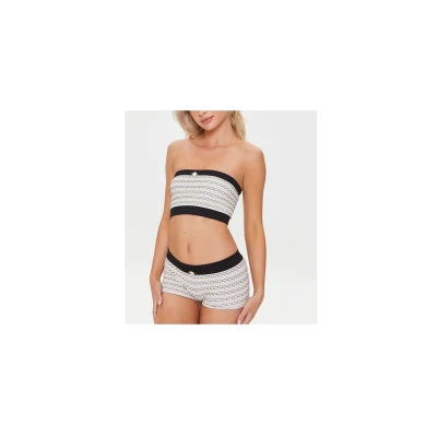 Abstract Seamless Bandeau Bralette