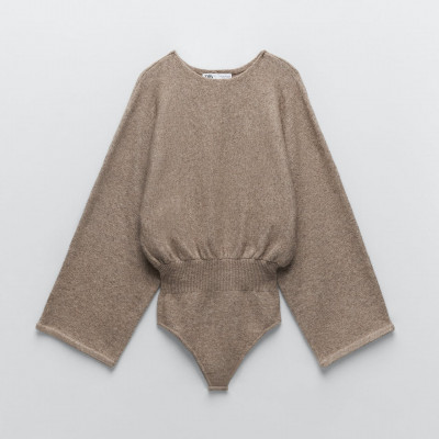 Textured Knit Bodysuit