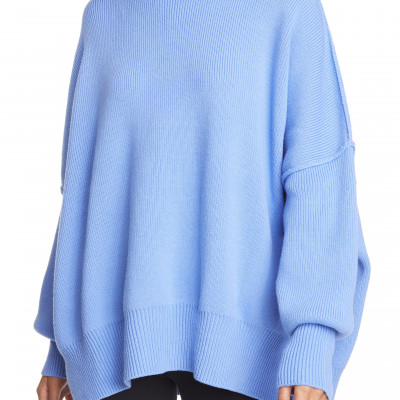 Womens Free People Easy Street Tunic,- Blue