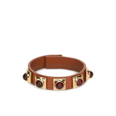 ETRO studded leather bracelet