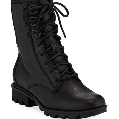Phoenix Waterproof Leather Combat Boots