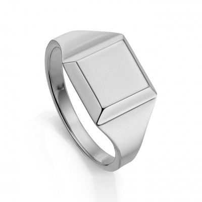 Womens Monica Vinader Signature Signet Ring