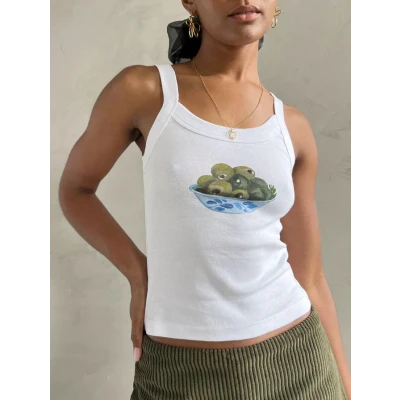 Ribbed Crop Tank