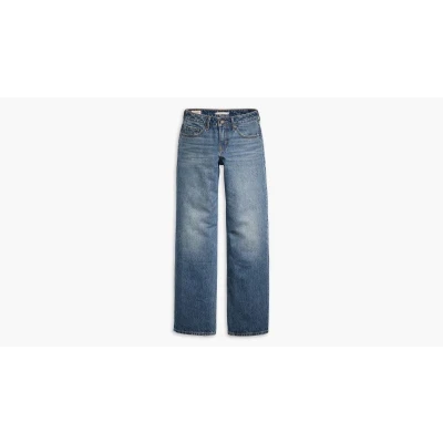 Low Loose Women's Jeans- dark wash
