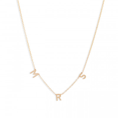 Womens Set & Stones Cheyenne Mrs. Necklace