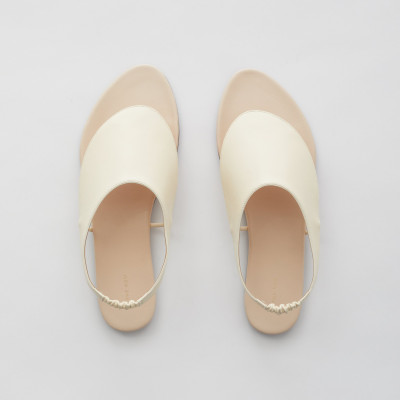 The Row Ravello Sandal  Ivory