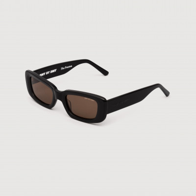 Preston (Black) Rectangular Sunglasses