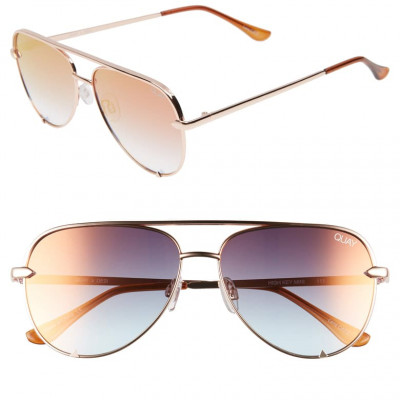High Key Mini 57mm Aviator Sunglasses