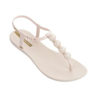 Pearl T-Strap PVC Sandals