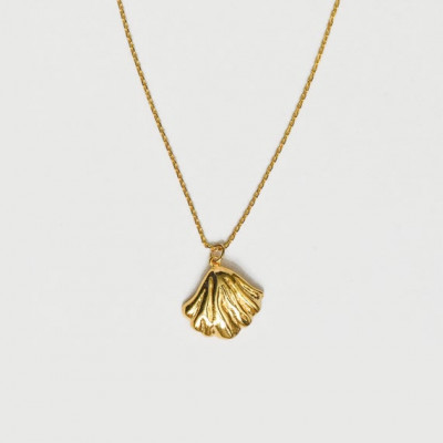 Maurea Shell 18K Gold Plated Necklace