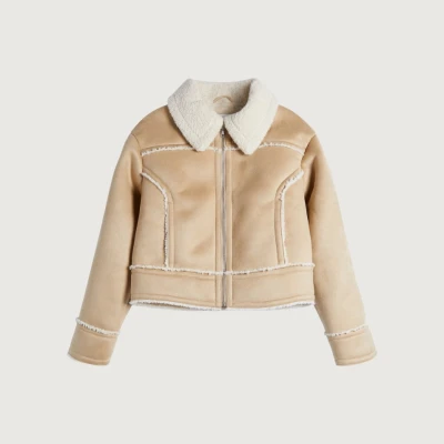 CROPPED SHERPA JACKET
