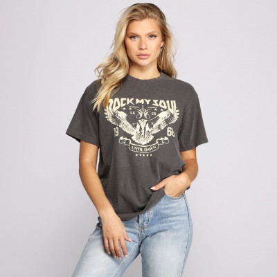 Rock My Soul Oversized Graphic Tee