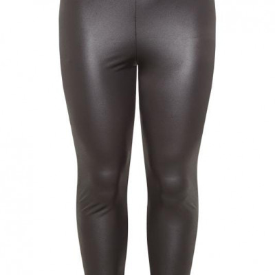 Black Leather Look Leggings