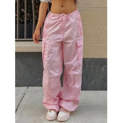 Drawstring Y2K Baggy Cargo Pants