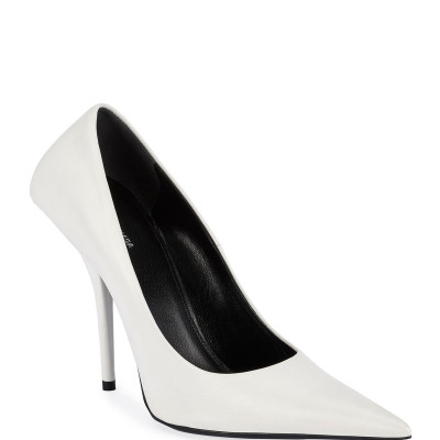 80mm Square-Back Lambskin Knife Pumps