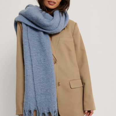 Soft Braided Tassel Scarf