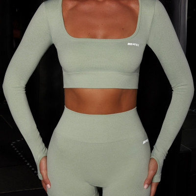 Motion Seamless Long Sleeve Crop Top
