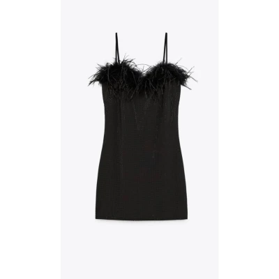 Zara fur dress