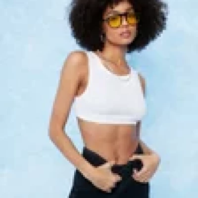 Fold Over Waist Denim Mom Shorts