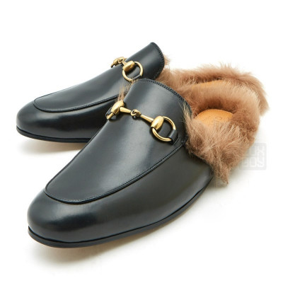 Gucci Princetown Leather Slipper