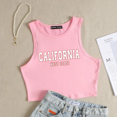 Letter Graphic Tank Top