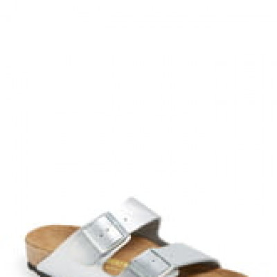 Womens Birkenstock Arizona Birko-Flor Slide Sandal
