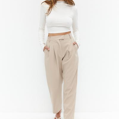 Charlie Trouser Pants - Nude