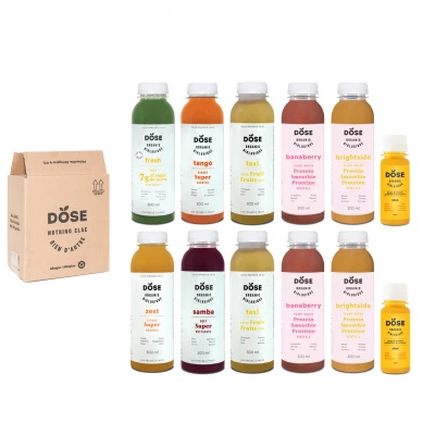 Trial Variety Pack â€“ 12 cold-pressed products - Dose Juice