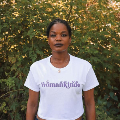 Womankind Boxy Cropped Tee