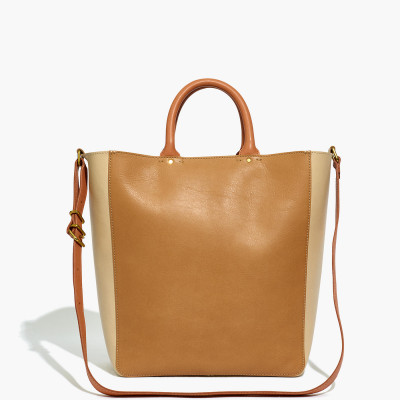 The Abroad Tote Bag: Colorblock Edition