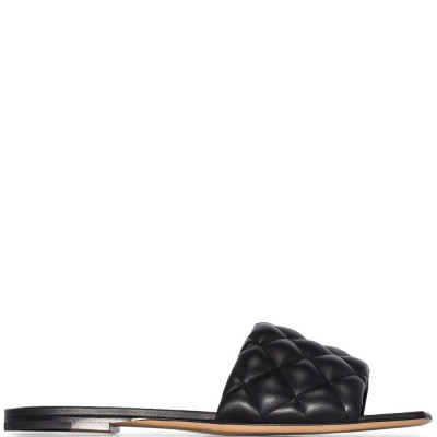 Bottega Veneta Padded flat sandals - Black